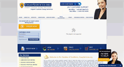 Desktop Screenshot of essayservices.org